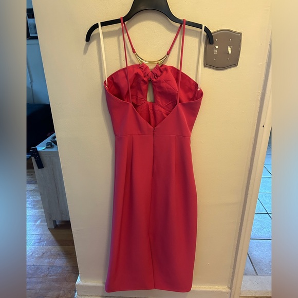 Halston Adrina Dress in Stretch Crepe - Picture 6 of 7